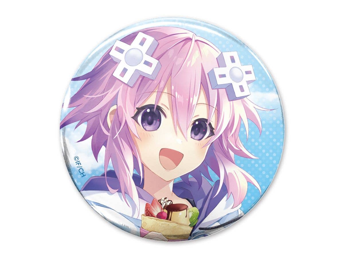 Hyperdimension Neptunia: Newly Illustrated Neptunia 65Mm Can Badge - Sweets Time Ver.