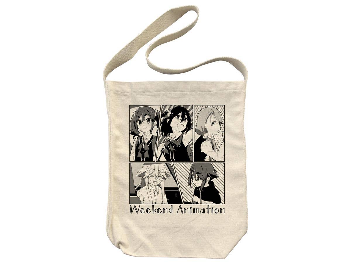 TV Anime mono Shoulder Tote / NATURAL