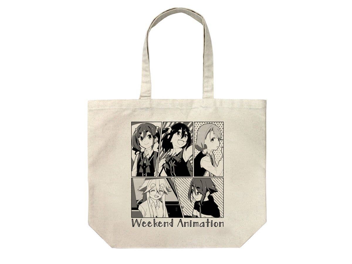 TV Anime mono Large Tote Bag / NATURAL