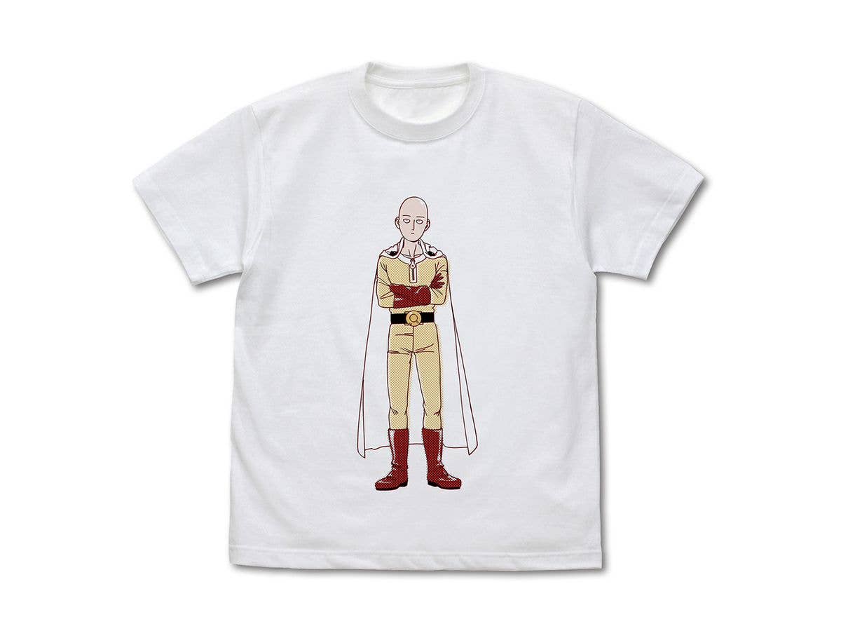 One-Punch Man: Saitama T-Shirt Ver.2.0 / WHITE-XL