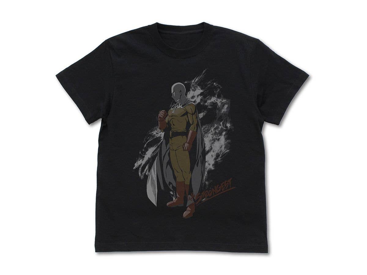 One-Punch Man: Saitama Visual T-Shirt / BLACK-XL