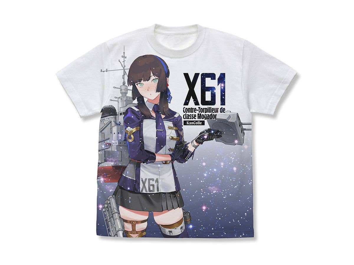 Kantai Collection -KanColle-: Mogador Full Graphic T-Shirt / WHITE-L