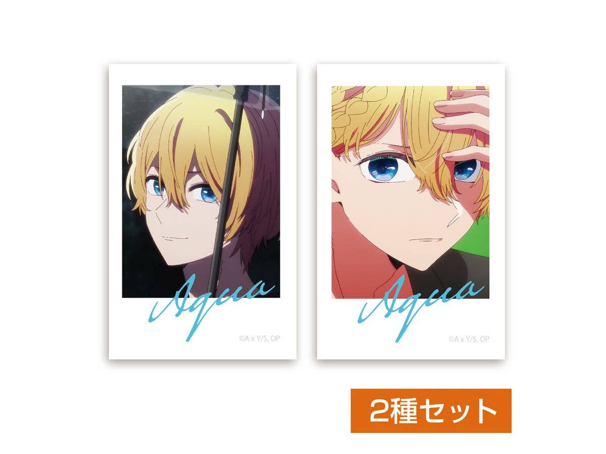 Oshi no Ko: Aqua Photo-Style Mini Sticker Set (2 pieces)