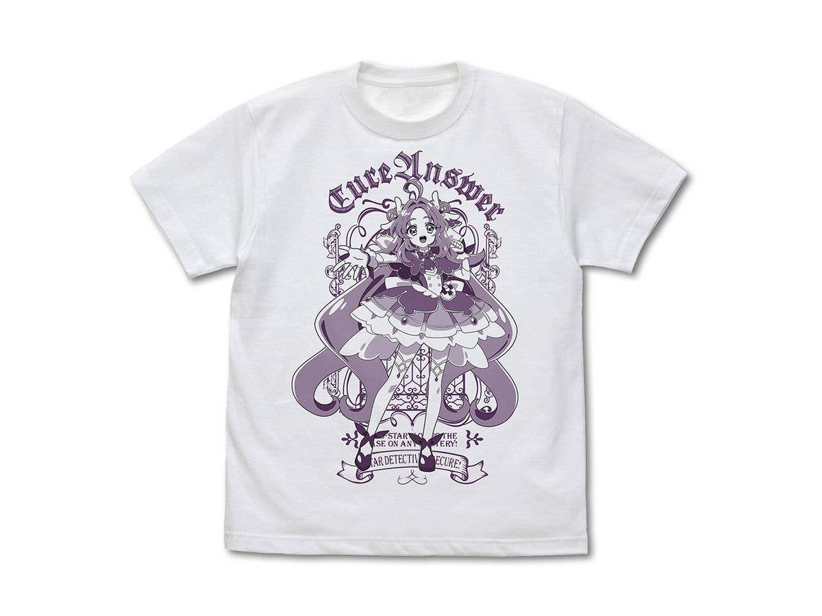 Detective Precure!: Cure Answer T-Shirt / WHITE-S