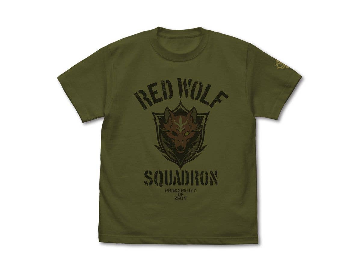 Mobile Suit Gundam: Requiem of Vengeance: Red Wolf Team T-Shirt / MOSS-XL
