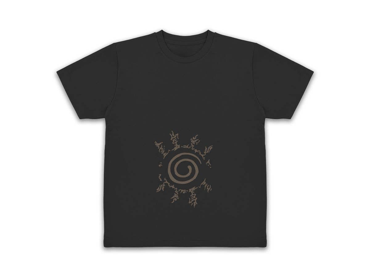 NARUTO Shippuden: Eight Trigrams Sealing Style Dry T-Shirt / BLACK-L