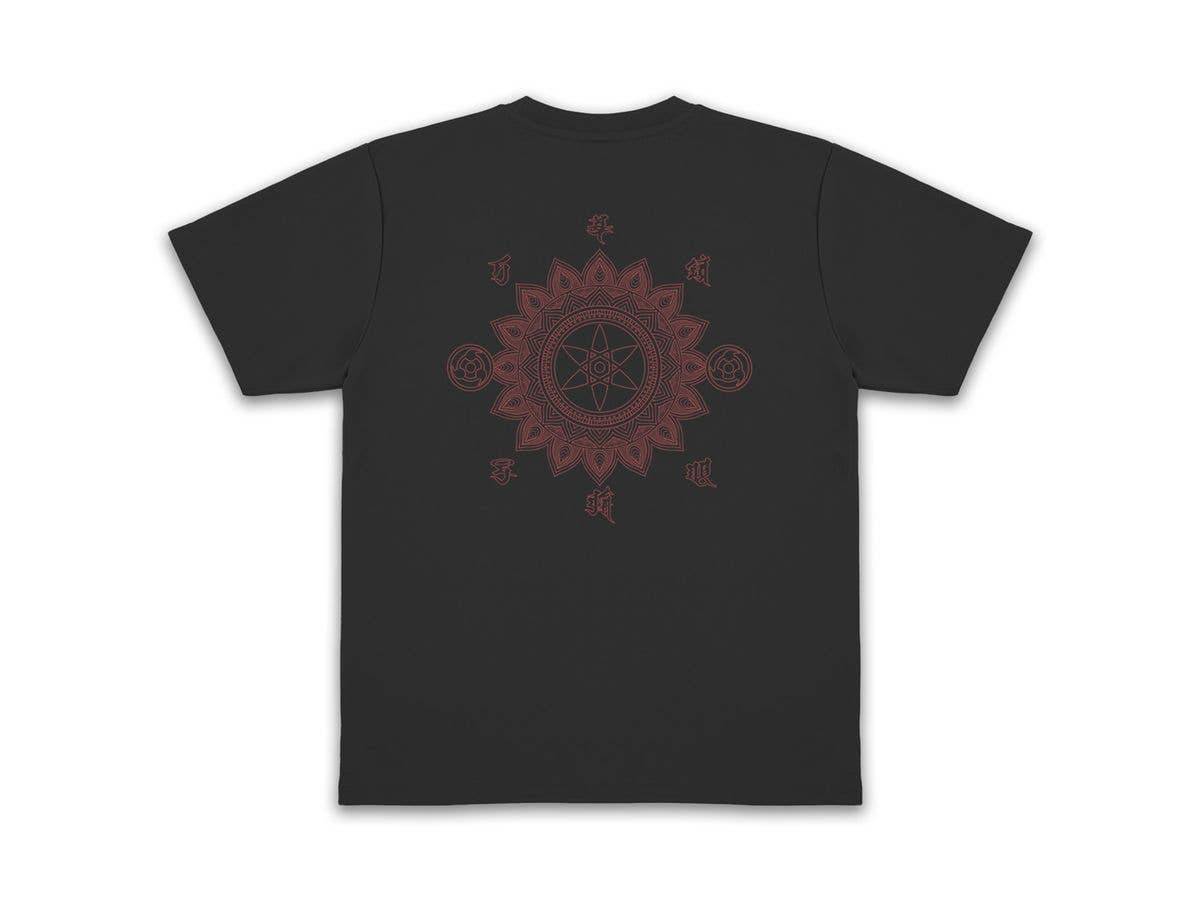 NARUTO Shippuden: Mangekyo Sharingan Dry T-Shirt / BLACK-L