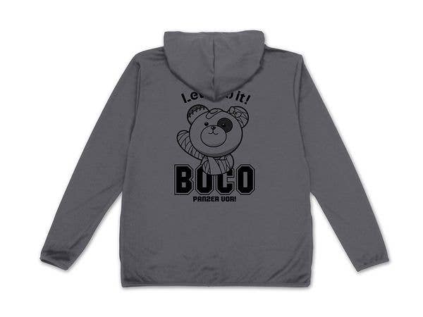 Girls und Panzer Final Chapter: Boko Lightweight Dry Hoodie / GRAY-XL