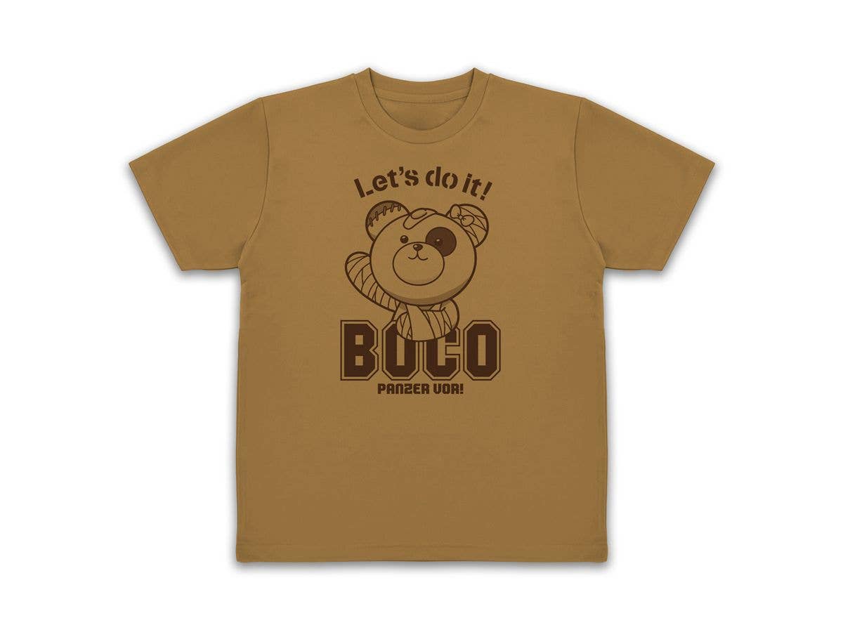 Girls und Panzer Final Chapter: Boko Dry T-Shirt / COYOTE-S