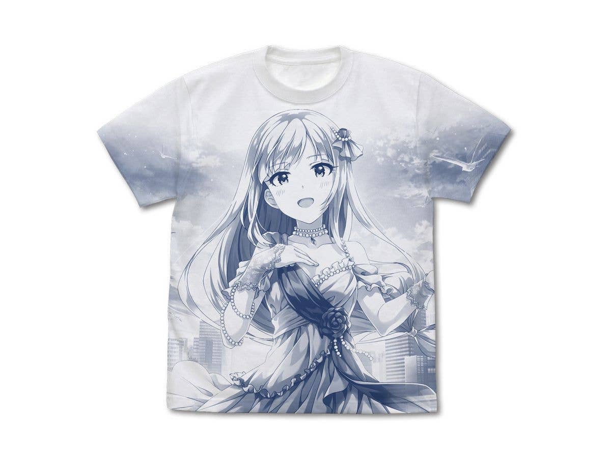 THE IDOLM@STER Million Live!: Shiraishi Tsumugi All-Over Print T-Shirt / WHITE-XL