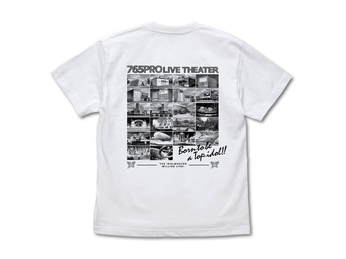 THE IDOLM@STER MILLION LIVE!: 765 PRO LIVE THEATER T-Shirt Ver2.0 / WHITE-M