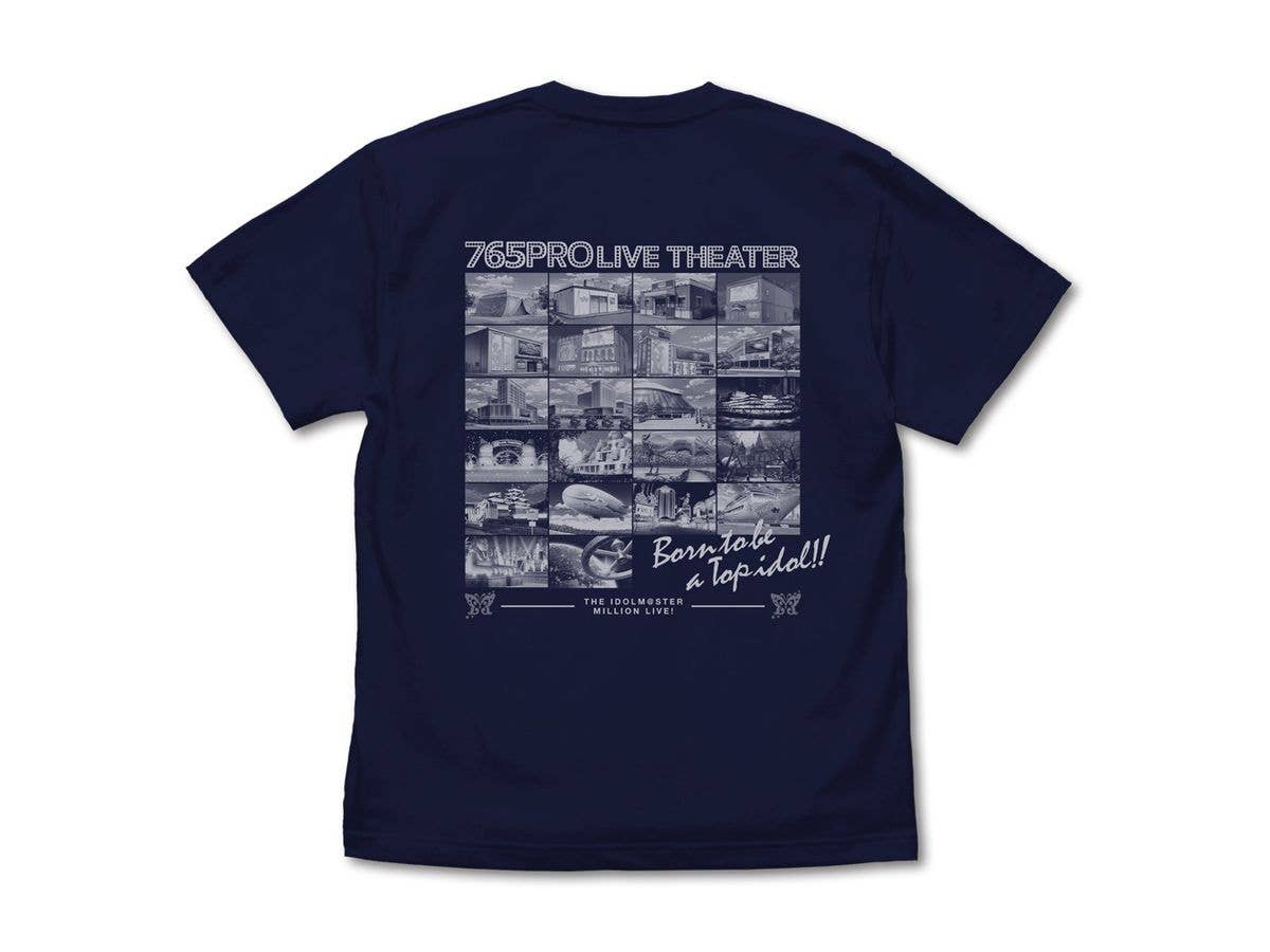 THE IDOLM@STER MILLION LIVE!: 765 PRO LIVE THEATER T-Shirt Ver2.0 / NAVY-M