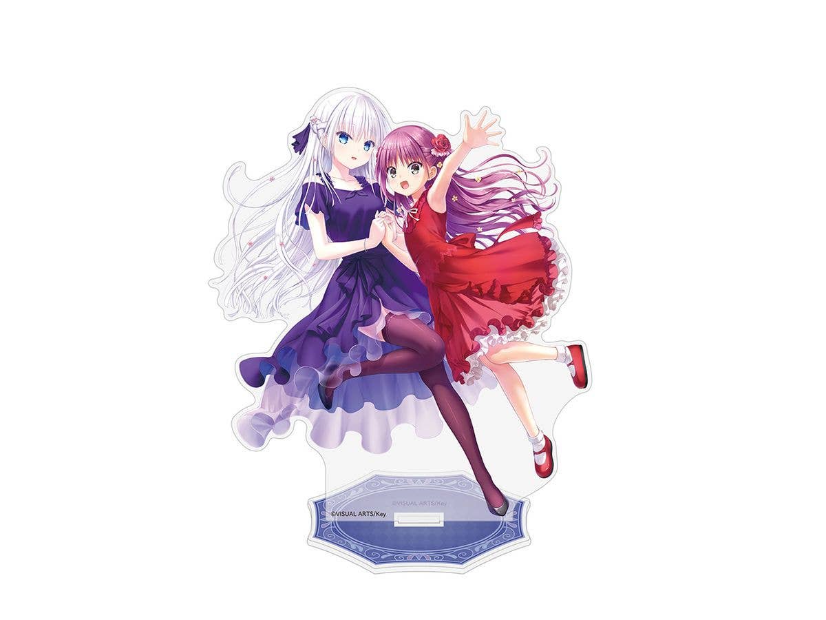 Summer Pockets REFLECTION BLUE: Naruse Shiroha & Kato Umi Acrylic Stand (Large) Party Dress Ver.