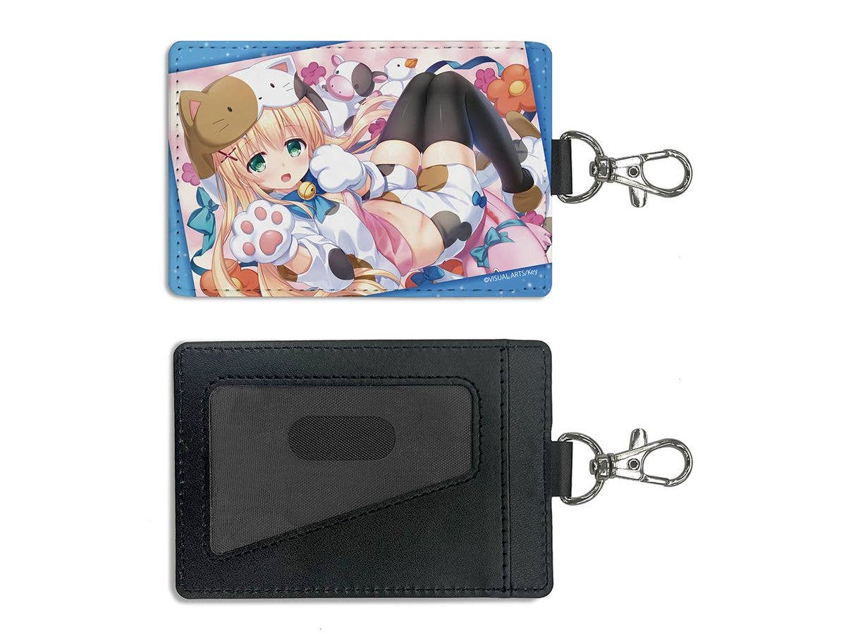 Summer Pockets REFLECTION BLUE: Tsumugi Venders Pass Case (with carabiner) Cat Pajamas Ver.