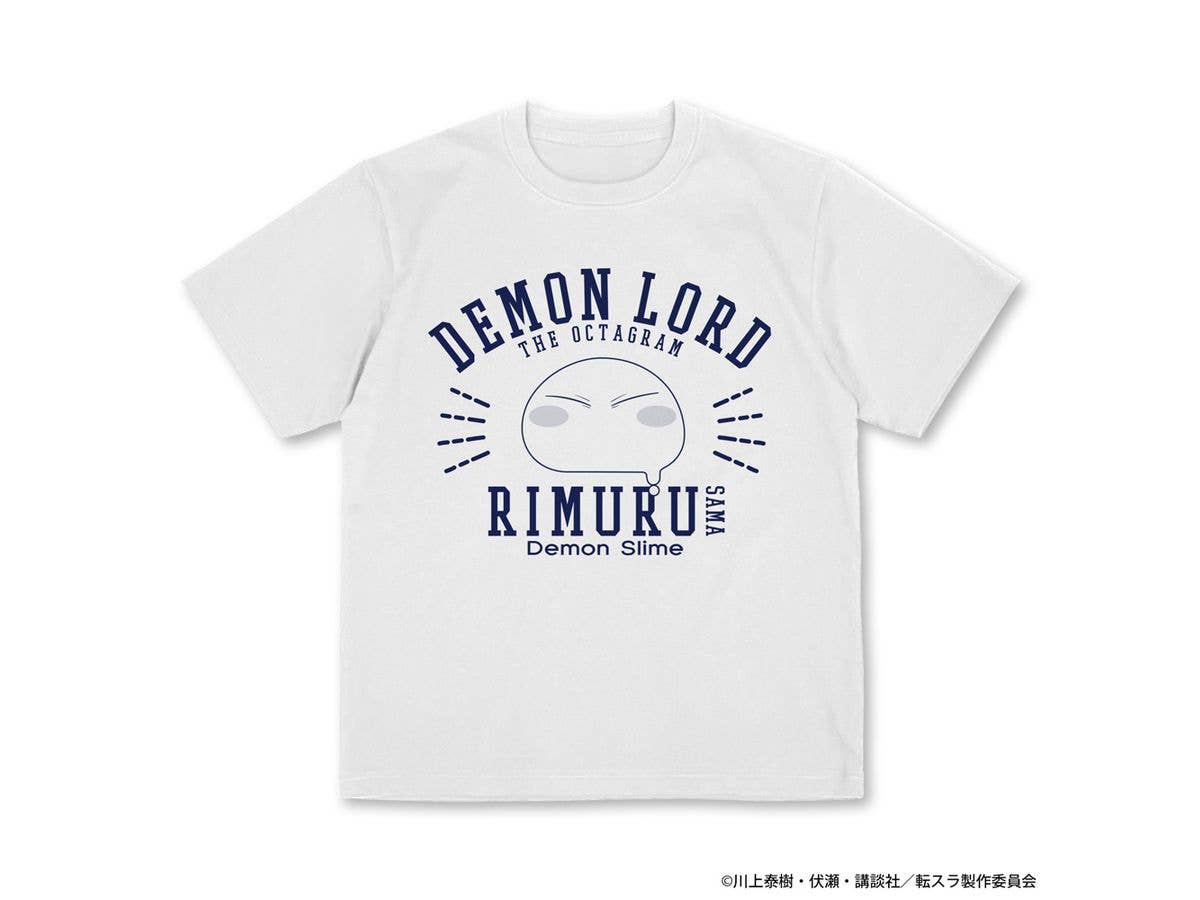 That Time I Got Reincarnated as a Slime: Rimuru-sama College Plating T-Shirt / WHITE-XL