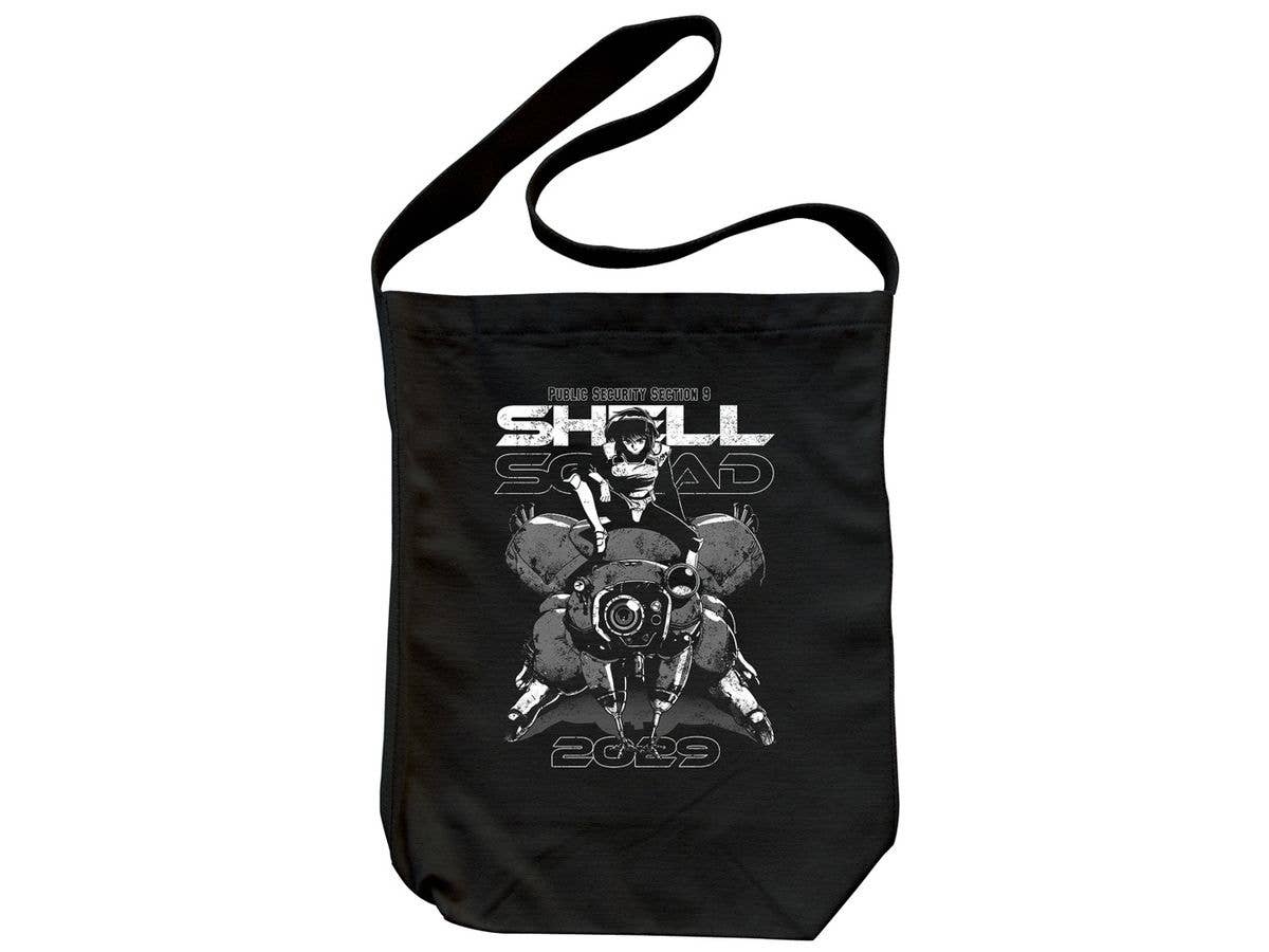 Ghost in the Shell: TGITS Motoko and Fuchikoma Shoulder Tote / BLACK