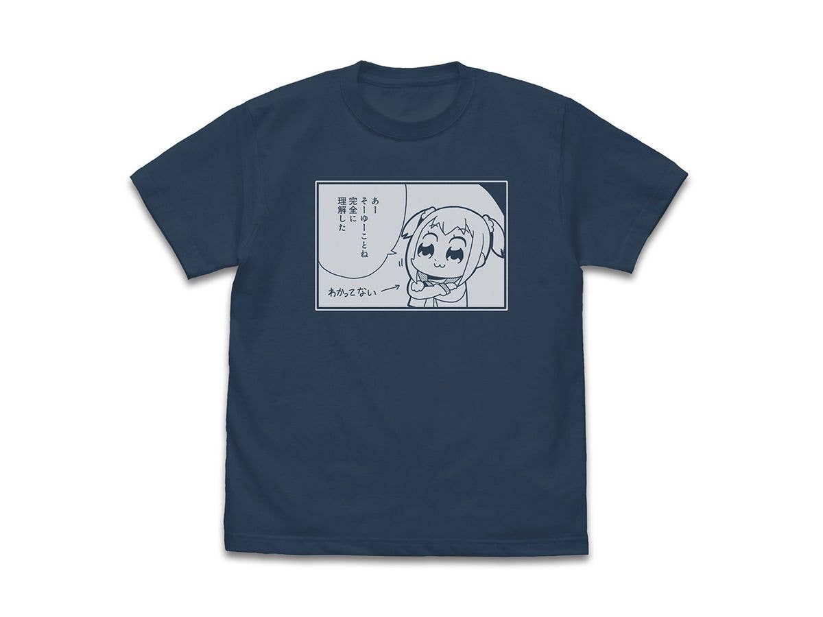 Pop Team Epic (Original Work): Popuko Completely Understands T-Shirt / SLATE-XL