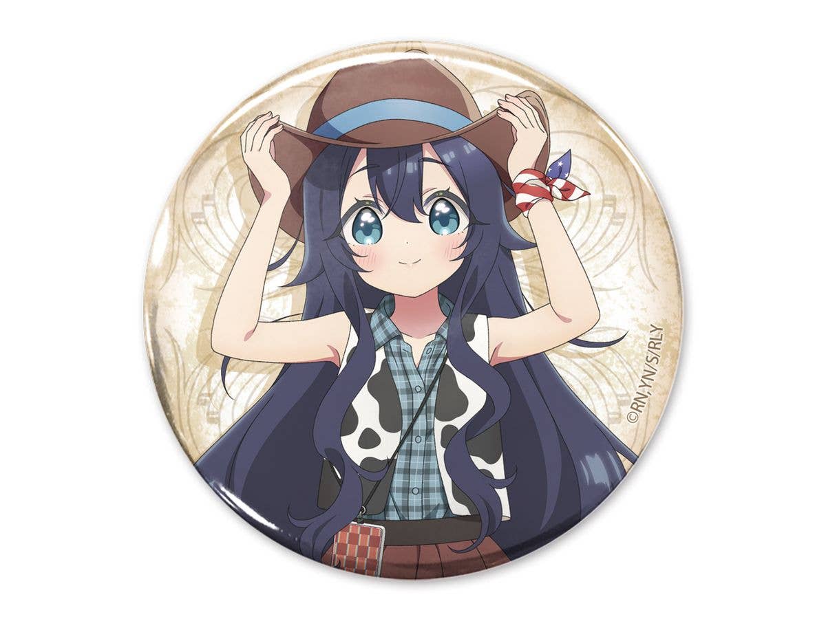 The 100 Girlfriends Who Really, Really, Really, Really, Really Love You: Original Illustration by Shizuka Yoshimoto 65mm Can Badge Cowgirl Ver.