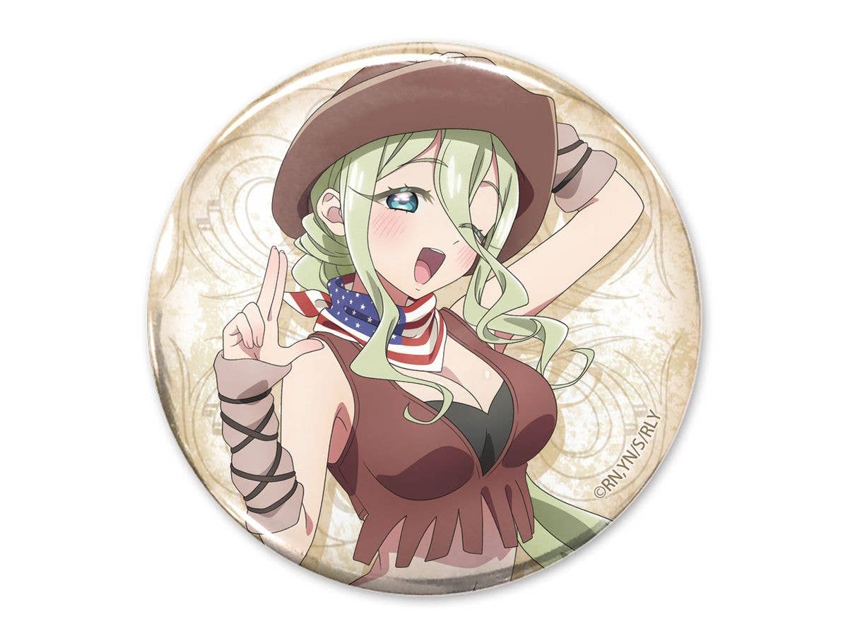 The 100 Girlfriends Who Really, Really, Really, Really, Really Love You: Original Illustration Nadie 65mm Pin Badge Cowgirl Ver.