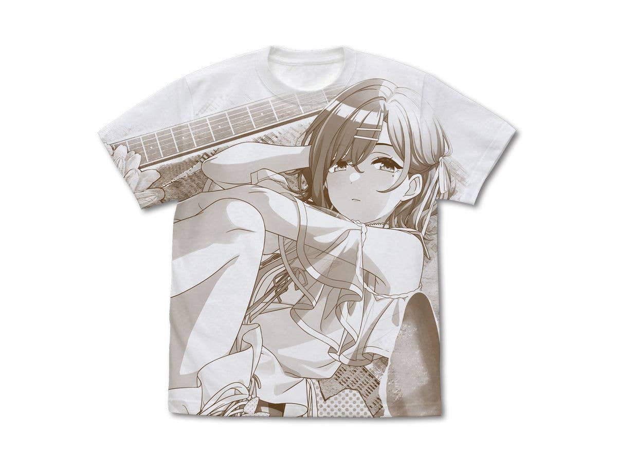 THE IDOLM@STER Shiny Colors: Madoka Higuchi All-Print T-Shirt / WHITE-XL