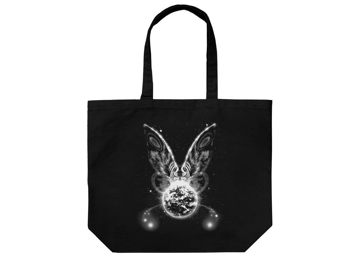Godzilla: Mothra (1996) Large Tote Bag / BLACK