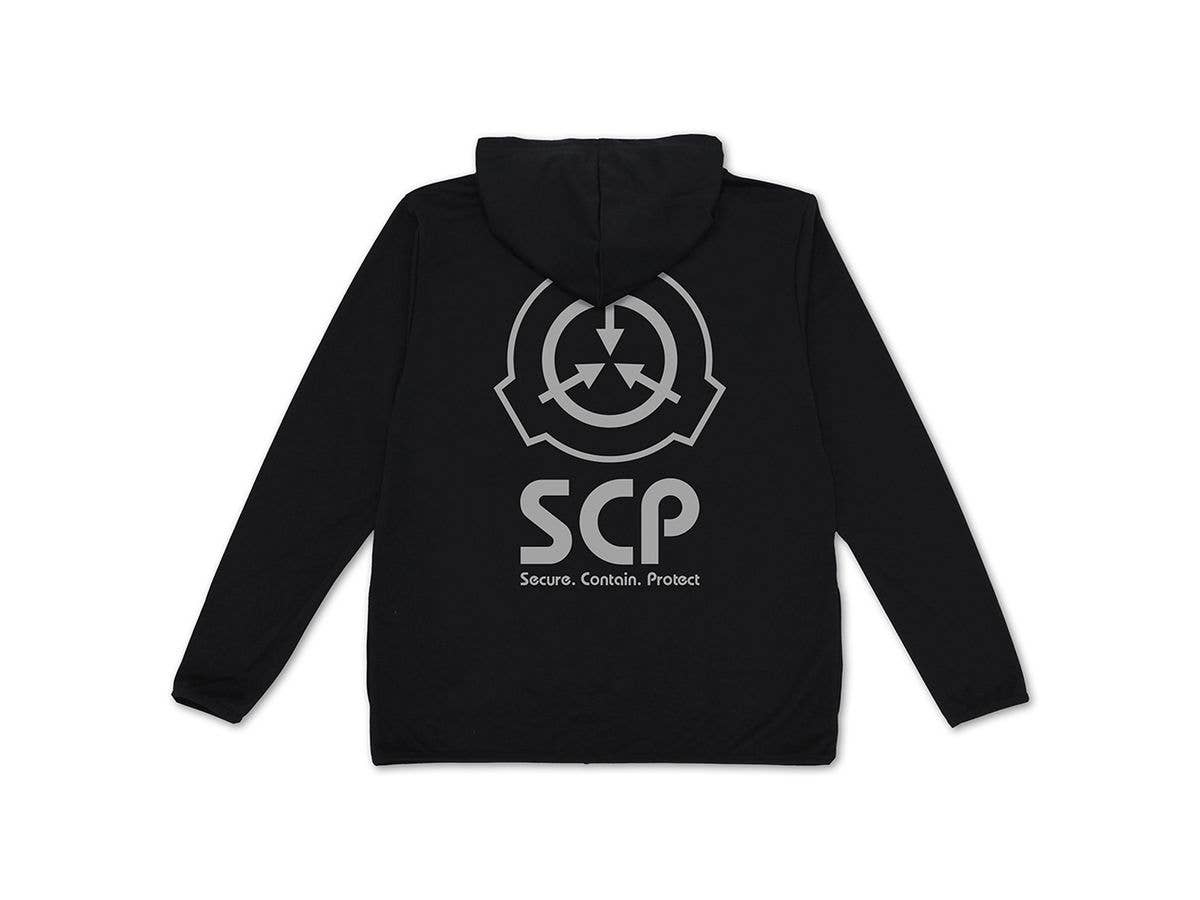 SCP Foundation Lightweight Dry Hoodie / BLACK-L