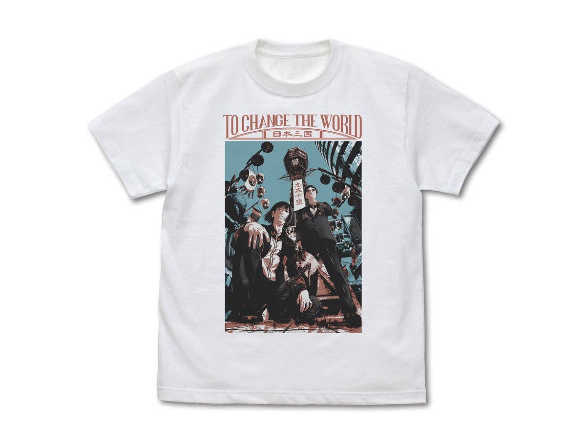 TV Anime Nippon Sangoku T-Shirt / White-XL