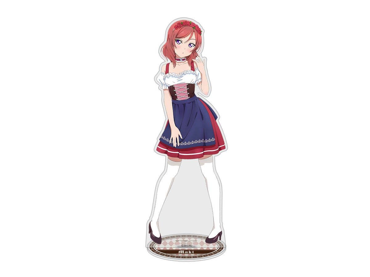 Love Live!: Newly Illustrated Maki Nishikino Acrylic Stand (Large) Dirndl Ver.