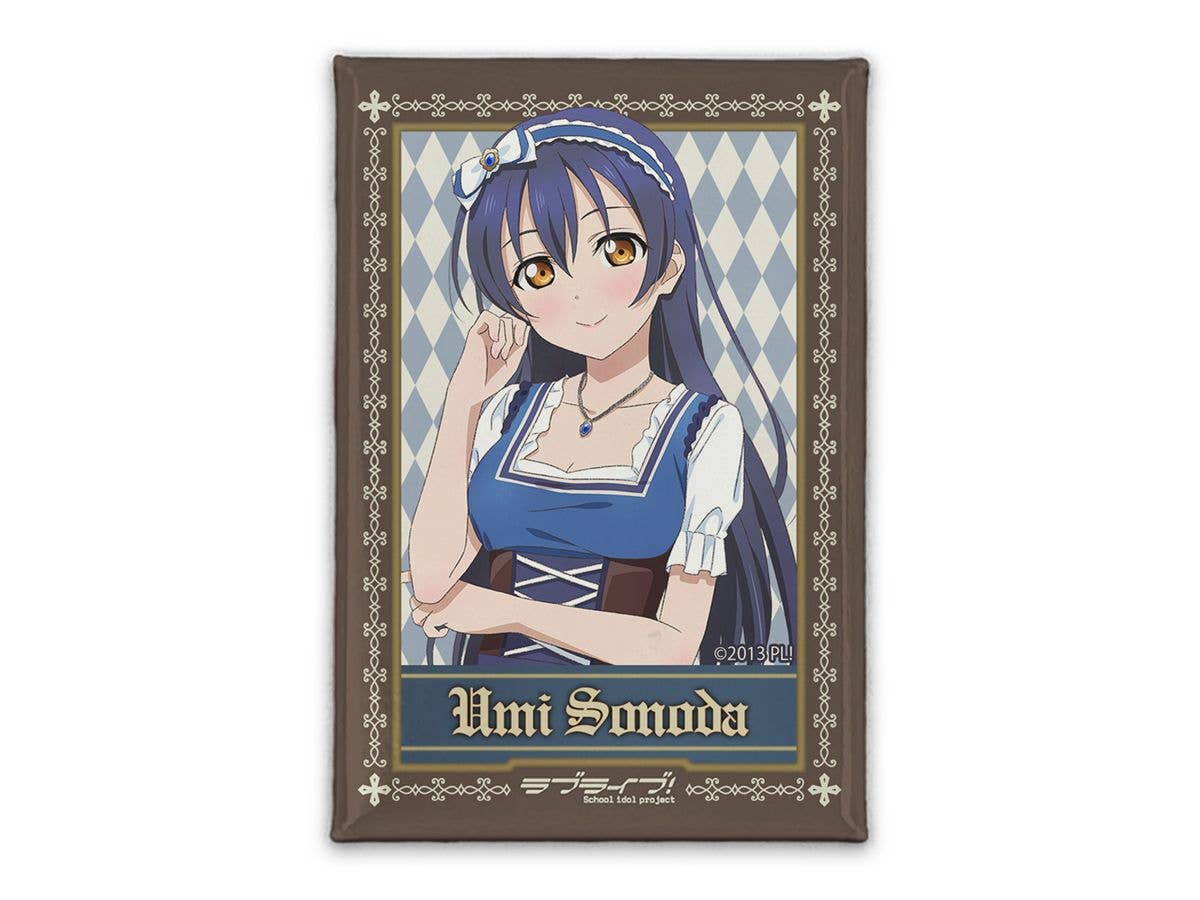 Love Live!: Newly Illustrated Sonoda Umi Square Can Badge - Dirndl Ver.