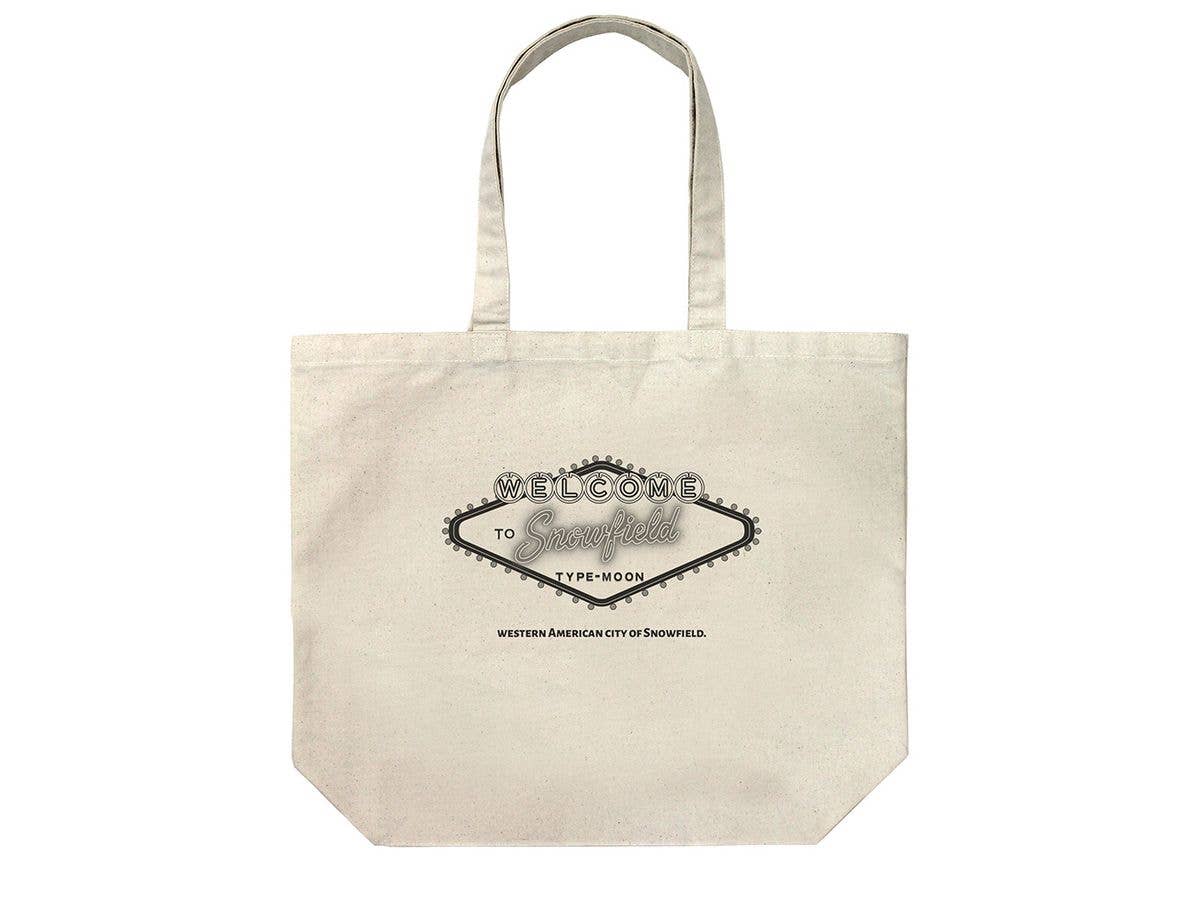 Fate/strange Fake: WELCOME TO Snowfield Large Tote Bag / NATURAL
