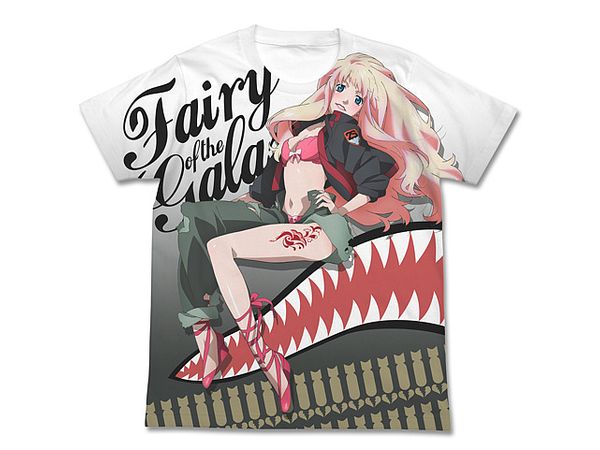 Macross F: Sheryl Full Graphic T-Shirt/White-L