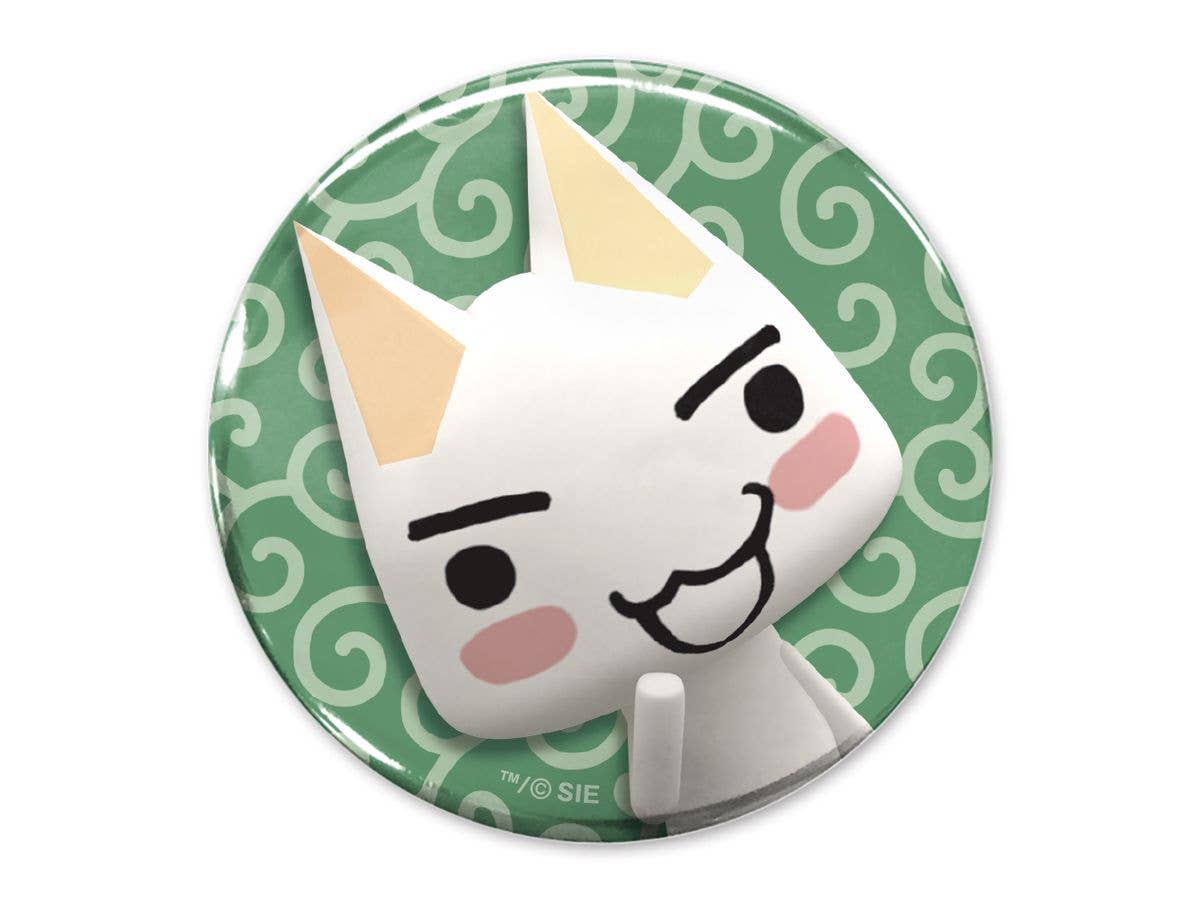 Doko Demo Issho: Toro and Arabesque Pattern 65mm Pin Badge