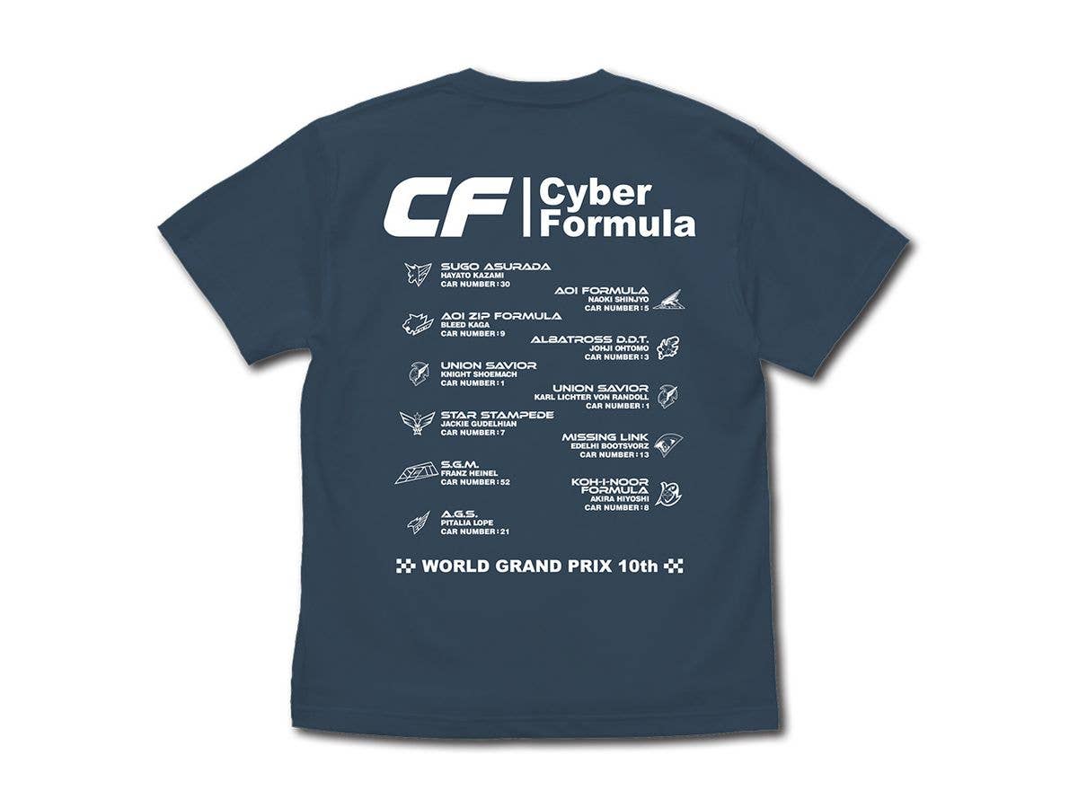 New Century GPX Cyber Formula: Cyber Formula T-Shirt / SLATE-S