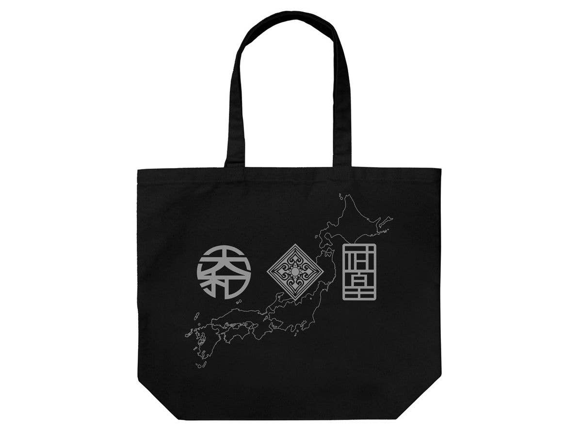 TV Anime Japan Three Kingdoms Large Tote Bag / BLACK