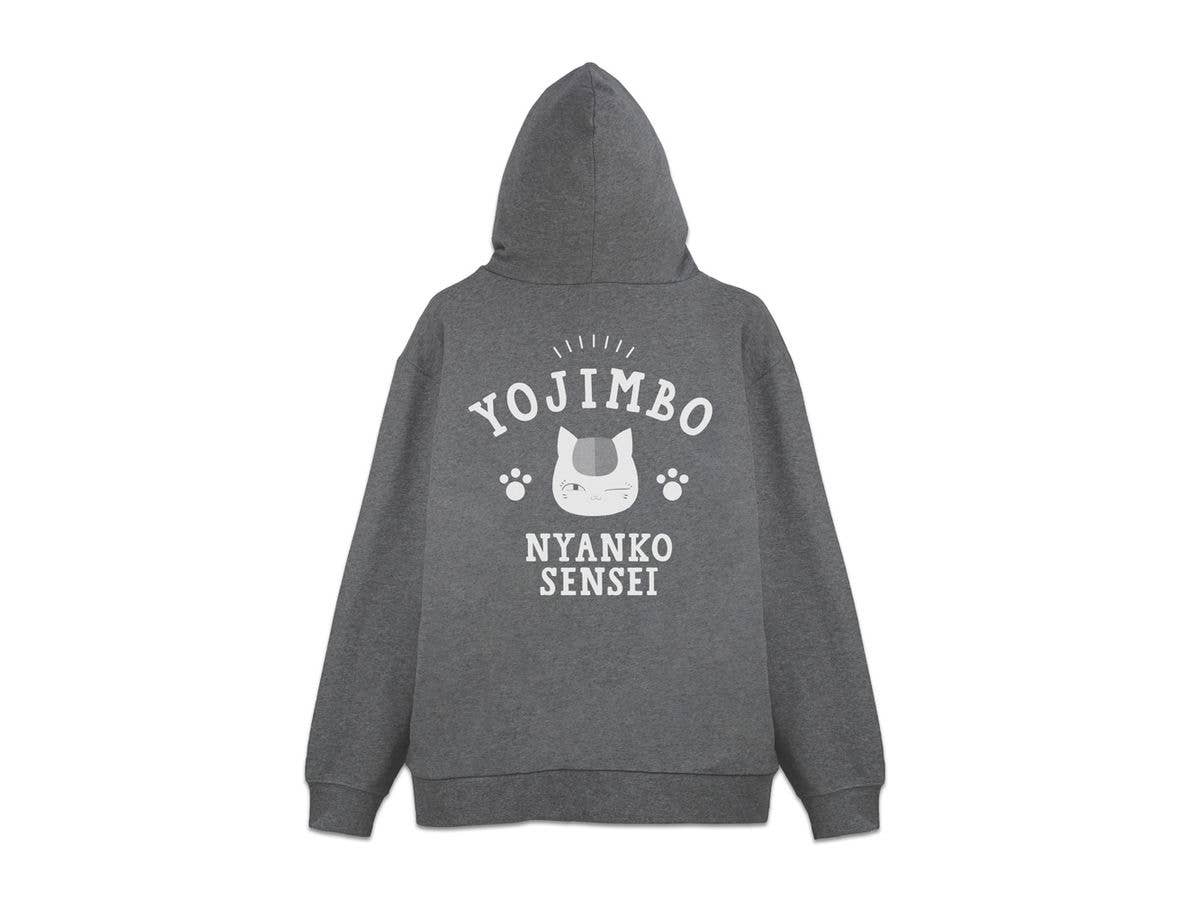Natsume's Book of Friends: Nyanko-sensei & Bodyguard Zip Hoodie / MIX GRAY - XXL