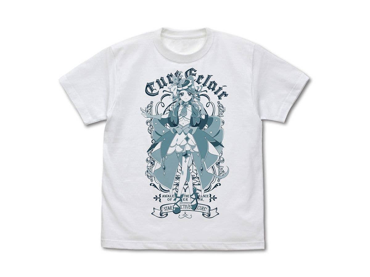 Detective Precure!: Cure Eclair T-shirt / WHITE-L