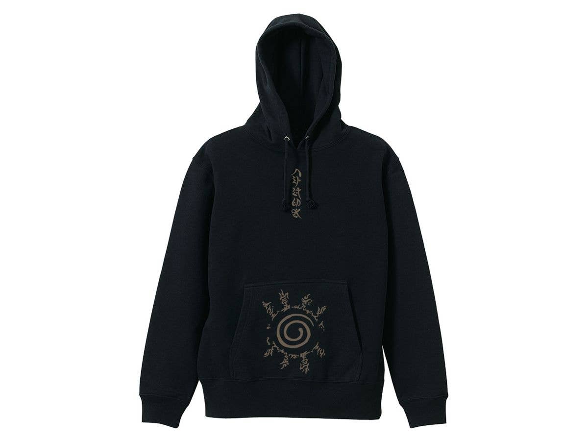 NARUTO Shippuden: Eight Trigrams Sealing Style Pullover Hoodie / BLACK-L