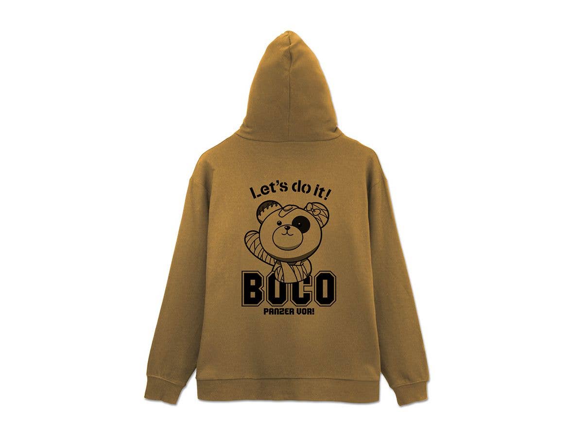 Girls und Panzer Final Chapter: Boko Zip Hoodie / COYOTE-XXL