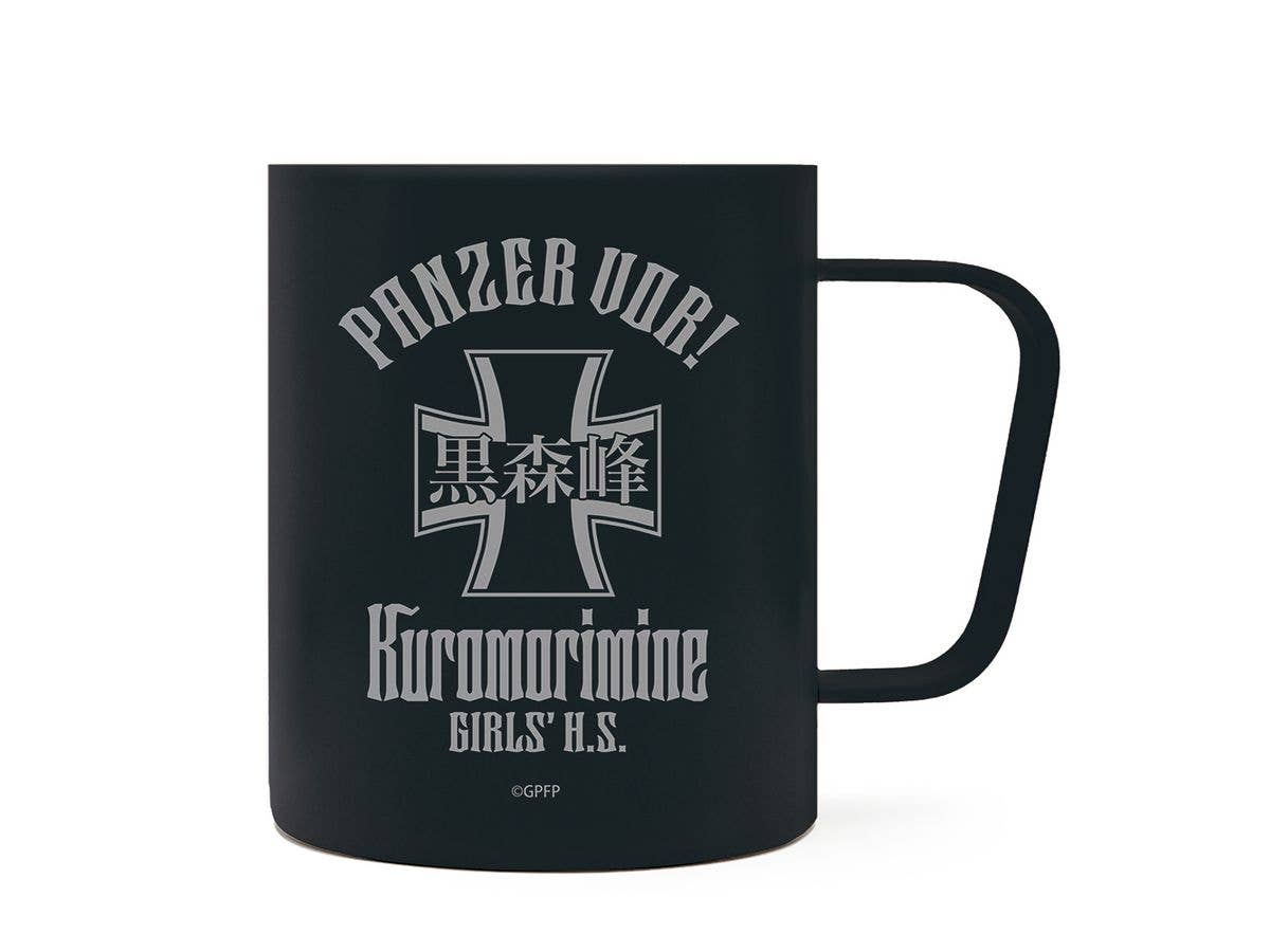 Girls und Panzer Final Chapter: Kuromorimine Girls' Academy Thermo Stainless Steel Mug (Baked Enamel Finish)