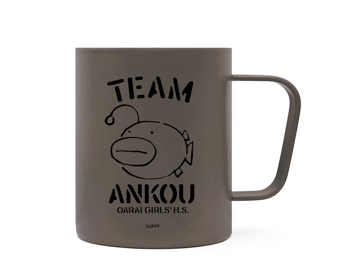 Girls und Panzer Final Chapter: Anglerfish Team Thermo Stainless Steel Mug (Baked Enamel Finish)