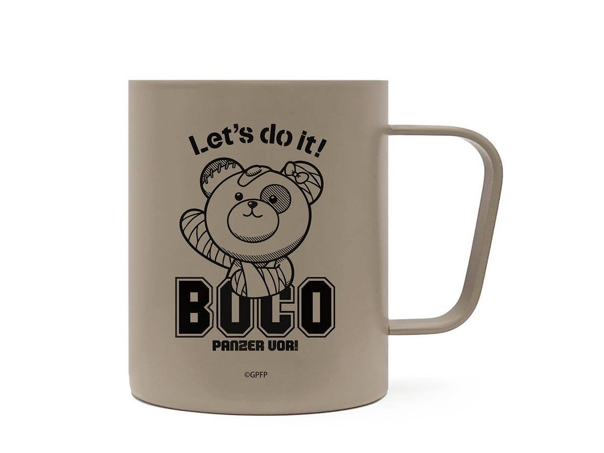 Girls und Panzer Final Chapter: Boko Thermo Stainless Steel Mug (Baked Enamel Finish)