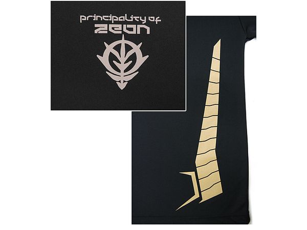 Mobile Suit Gundam: Zeon Dry T-Shirt / Black-M