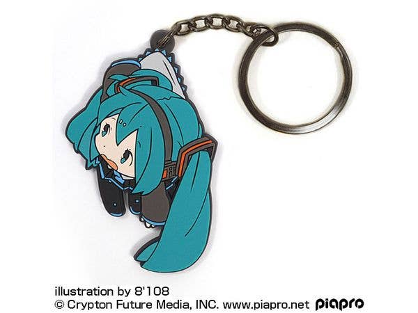 Hatsune Miku: Hatsune Miku pinched keychain