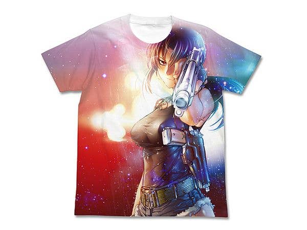 Black Lagoon: Revy Full Graphic T-Shirt / White-M