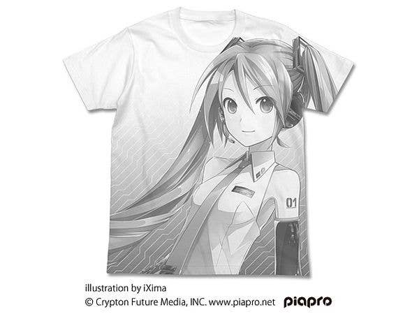 Hatsune Miku V3 T-Shirt Ver.2.0 / White-L