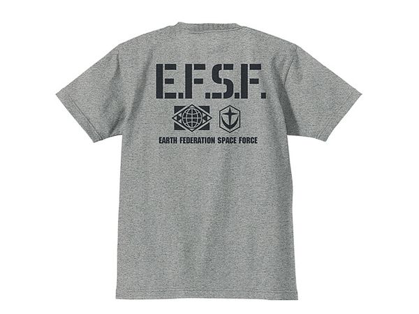 Mobile Suit Gundam: Federal Army Heavyweight T-Shirt / Mix Gray-M