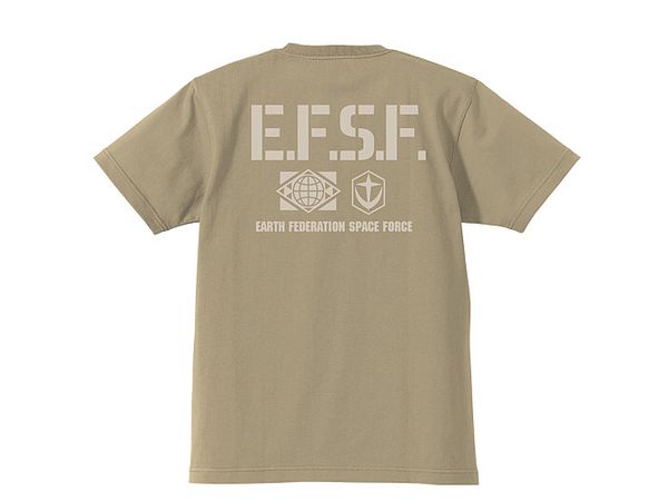 Mobile Suit Gundam: Federal Army Heavyweight T-Shirt / Sand Khaki-L