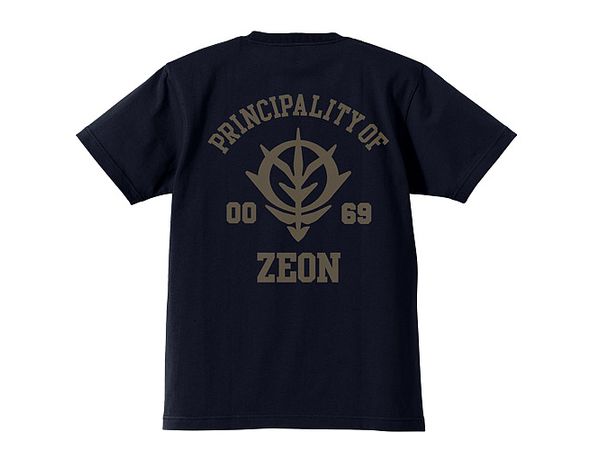 Mobile Suit Gundam: Zeon Heavyweight T-Shirt / Black-Xl