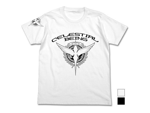 Mobile Suit Gundam 00: Celestial Being T-Shirt / White-Xl