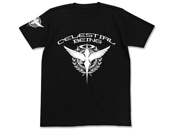 Mobile Suit Gundam 00: Celestial Being T-Shirt / Black-Xl